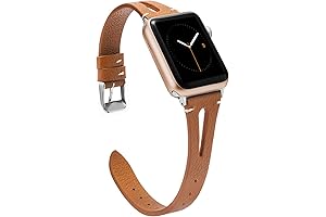 Wearlizer Tan Leather Apple Watch Band 38mm