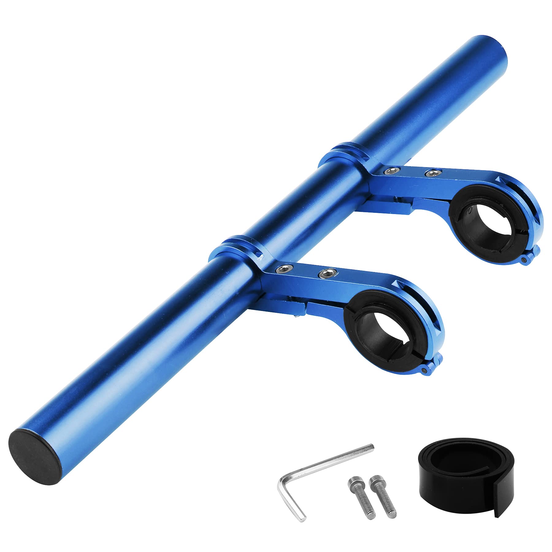 Bicycle Handlebar Extender, 11.8in Aluminum Alloy, Blue