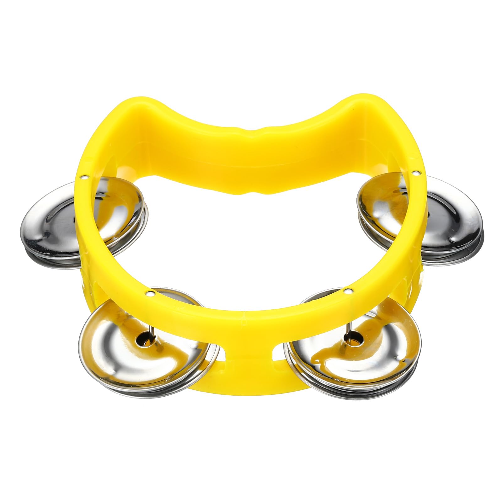 PATIKIL Tambourine Jingle Bells Wrist Bells Hand Bell Percussion Instruments Musical Rhythm Band Plastic for Adults Church Birthday