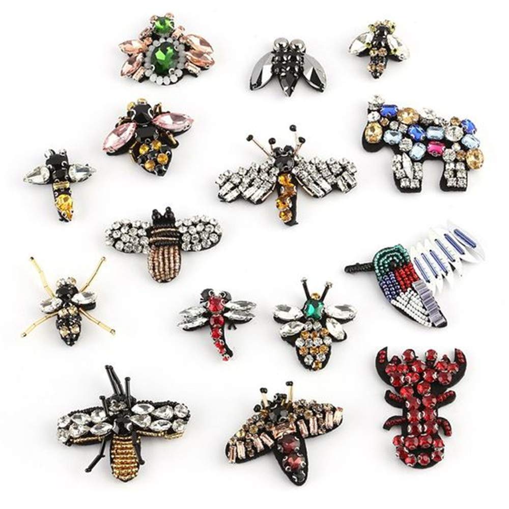 Choupee 50pcs Gold Horse Eye Rhinestones | Navette 7x15mm, Sew On | For Clothing, Crafts, DIY