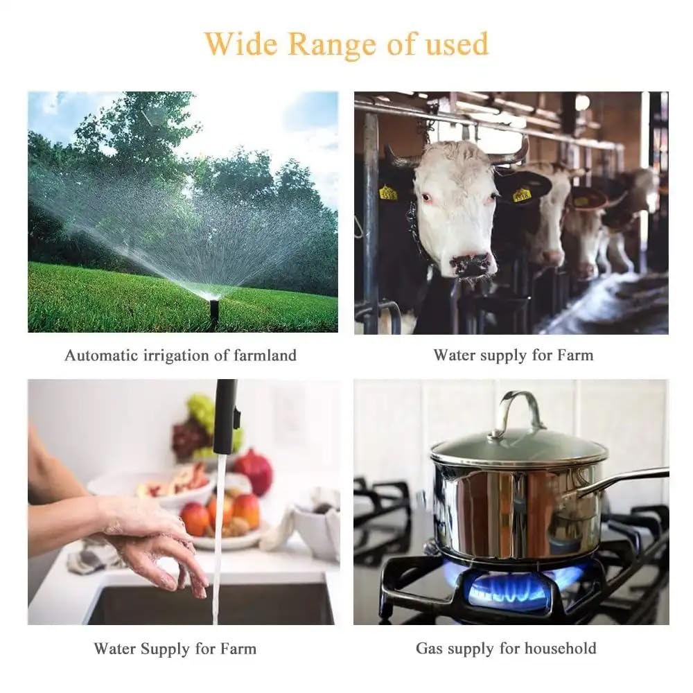 Mengshen Valvola acqua Smart WiFi Controllo acqua Telecomando via Tuya Smart Life Alexa Compatibile Nessun hub richiesto