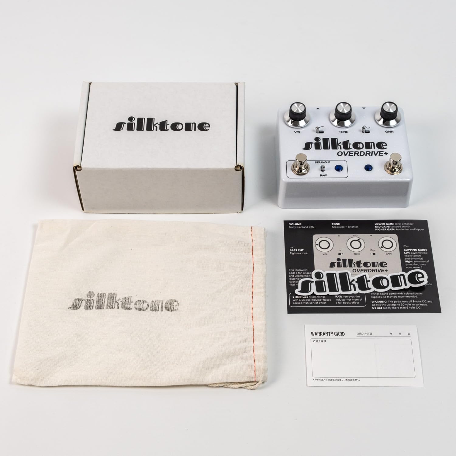 Amazon | Silktone Overdrive+ Pearl White オーバードライブペダル
