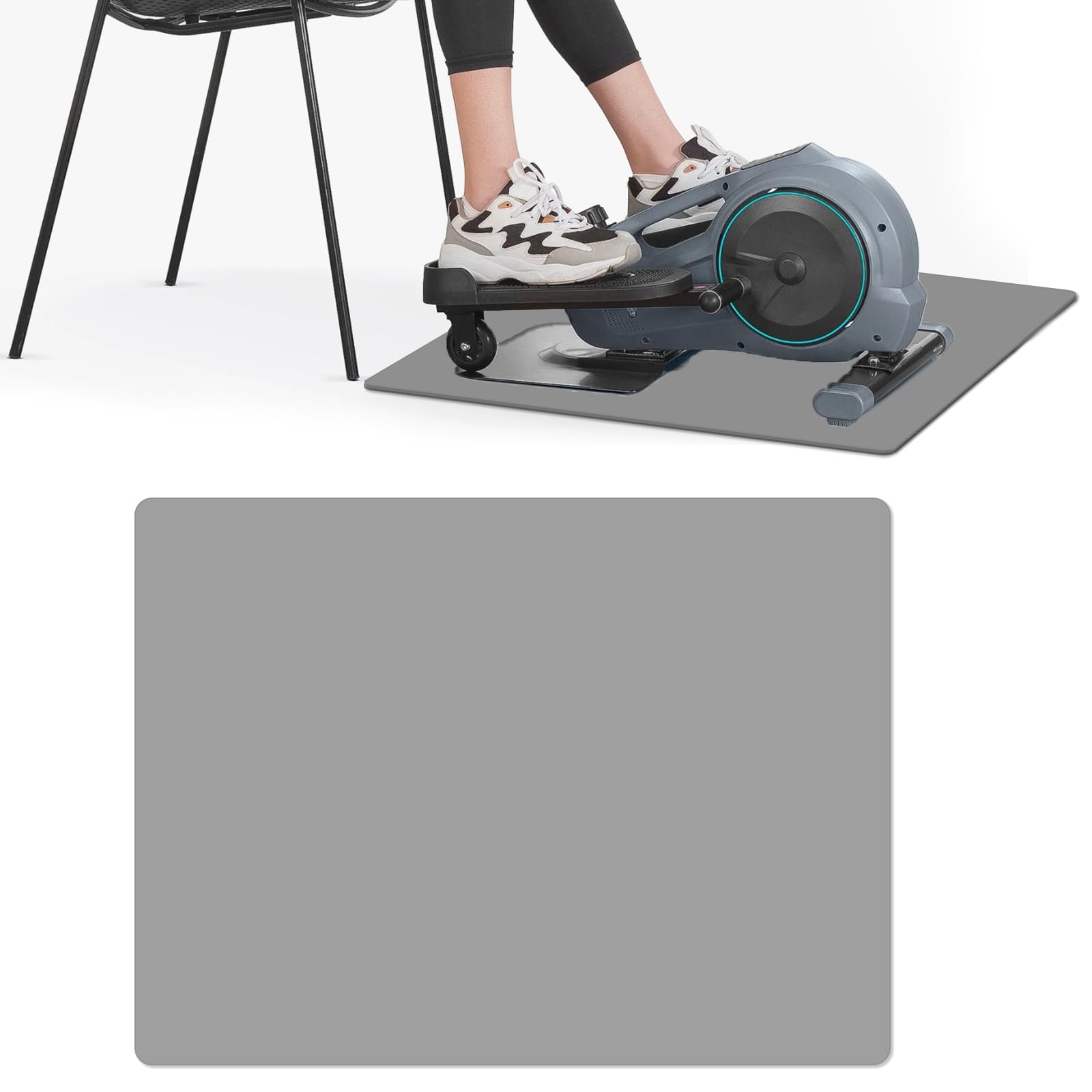 Esterilla Antideslizante Para Máquinas De Ejercicio - 60x43 Cm, Goma, Protector De Suelo