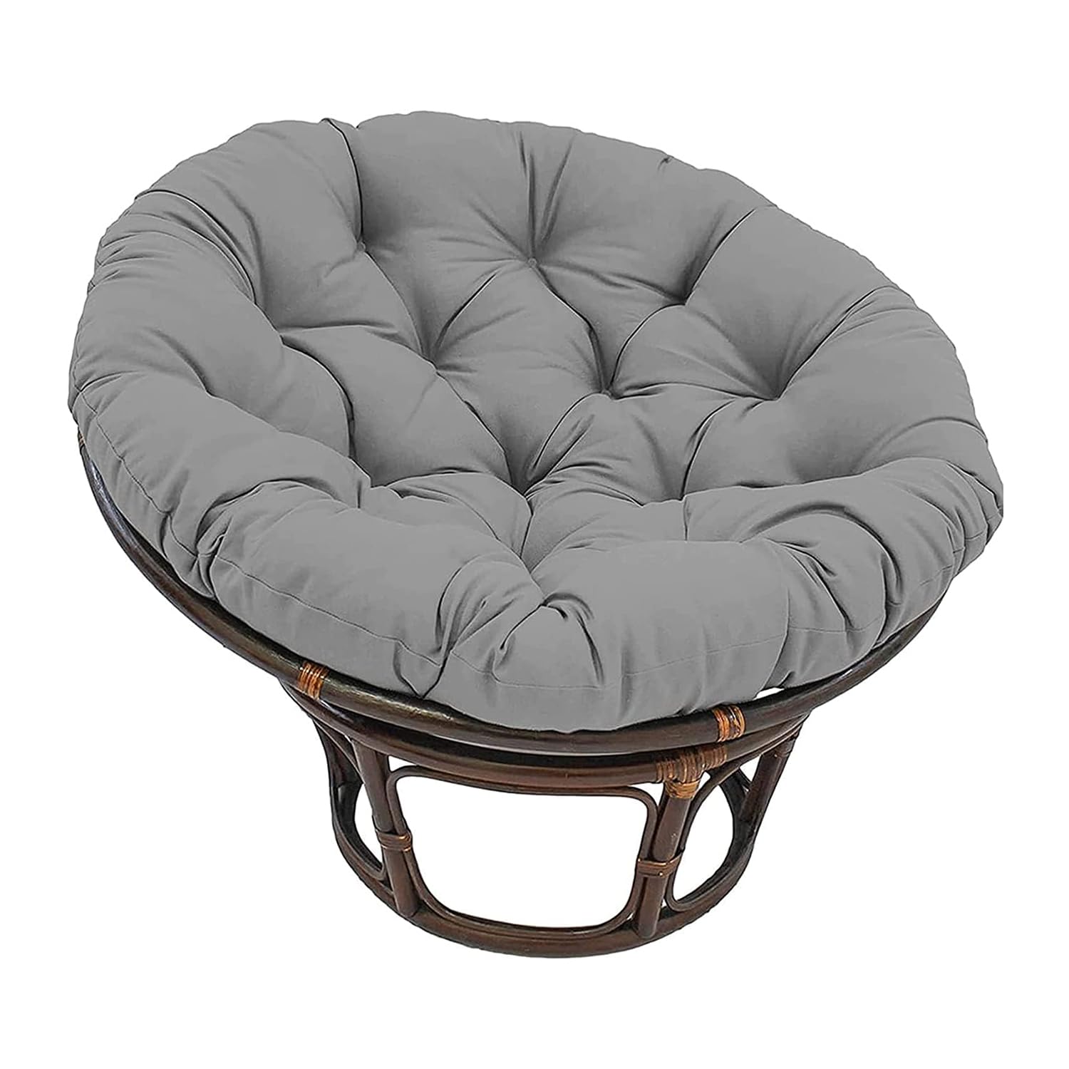 Coussin pour chaise suspendue imperméable 100x100 cm confortable pour fauteuil balancelle de jardin