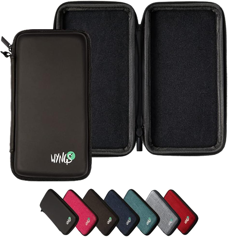 WYNGS Protective Case for TI 84 Plus/TI 83 Plus/ Casio FX-9860GII / Casio PRIZM FX-CG 50 Graphing Calculator in black