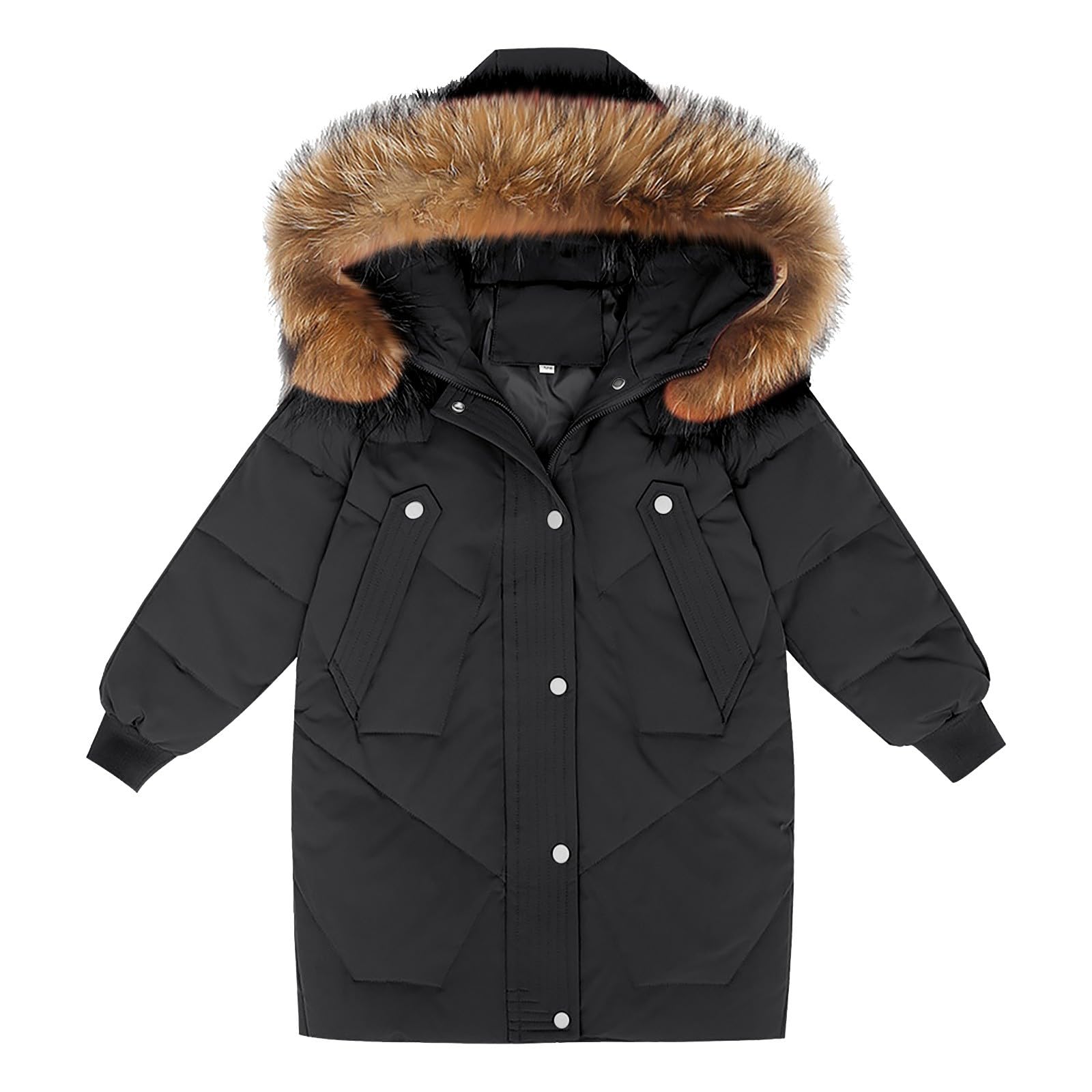 Cappotto per bambini alla moda per ragazzi e ragazze cappotto spesso imbottito giacca invernale vestiti giacca e pantaloni per ragazze