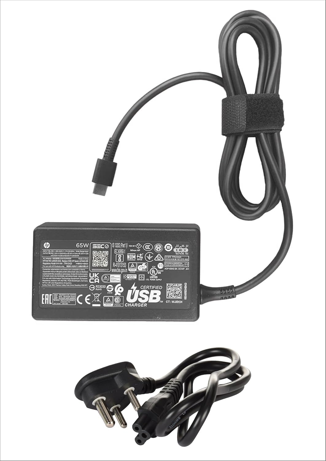 HP Original 65W USB-C Laptop Charger with Power Cable, Type-C AC Adapter for HP Spectre x360, EliteBook x360, EliteBook, ProBook, Envy, Elite x2, Dragonfly, Chromebook & ZBook Firefly | 1P3K6AA-image-26