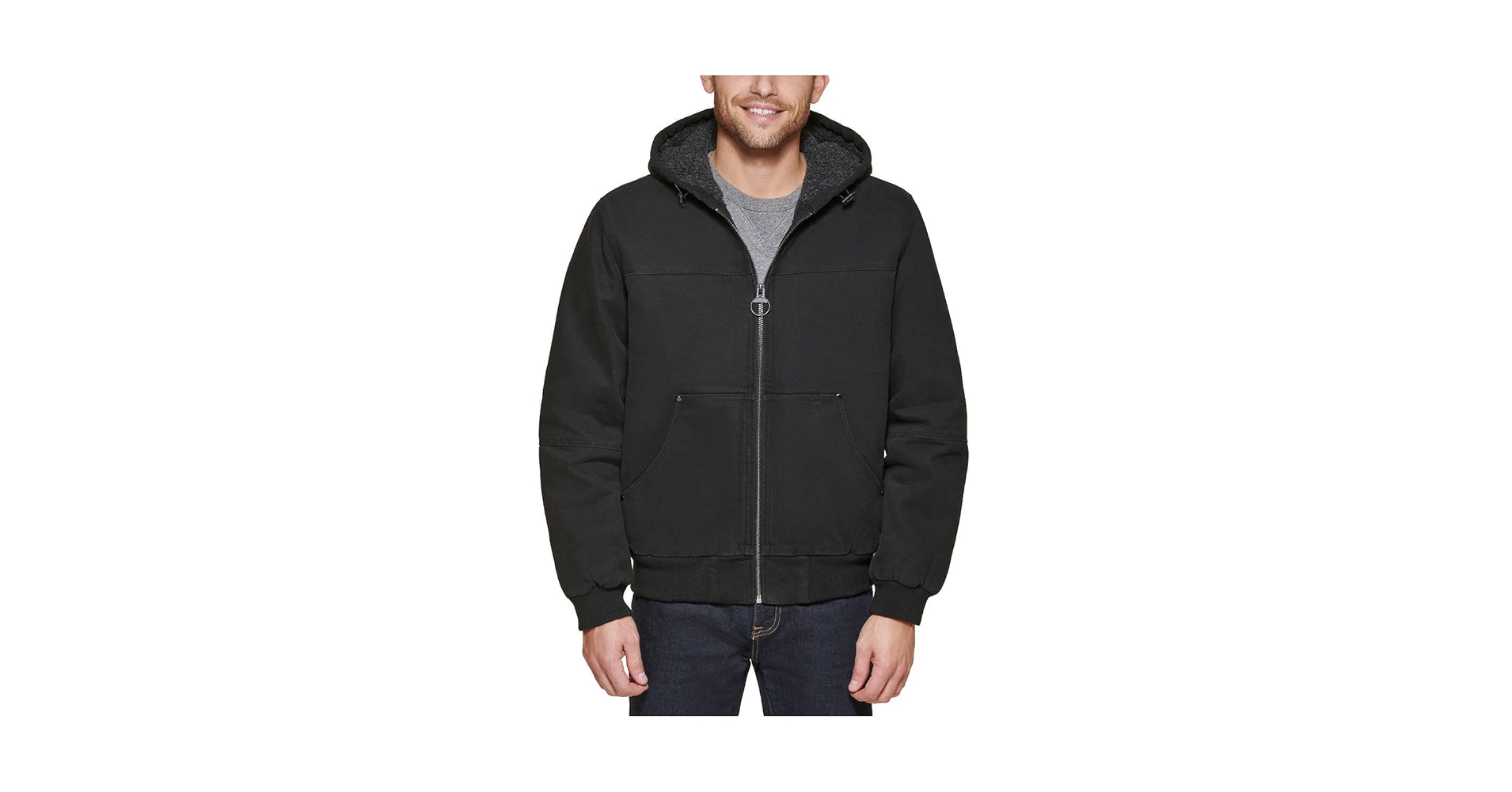 G.H. Bass & Co. Men's Hooded Cotton Canvas Shell Workwear
