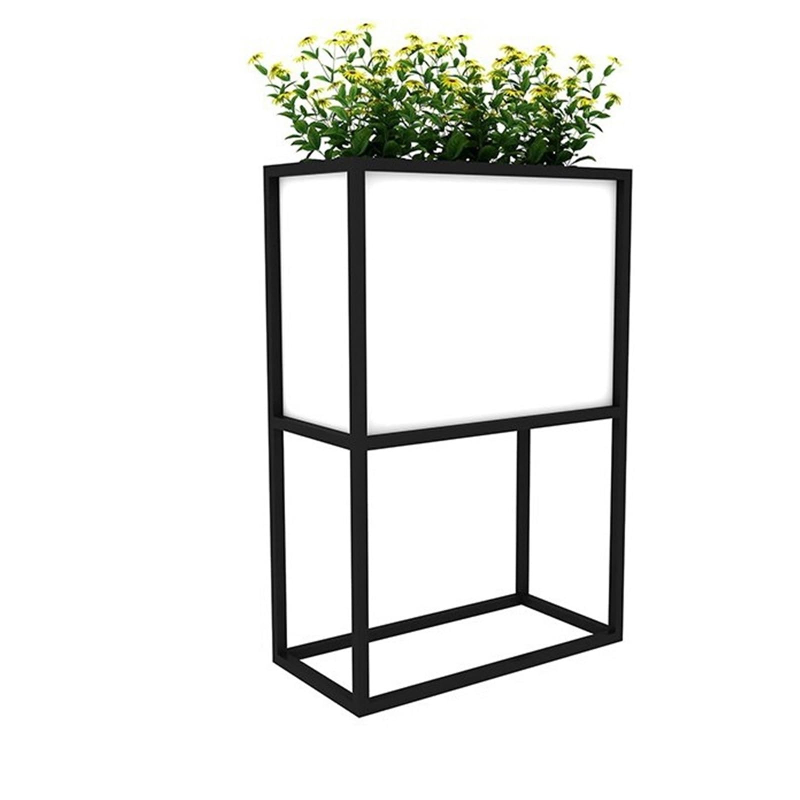 Xumh2024-3 raised planter Freestanding Flower Box Partition Planter Trough