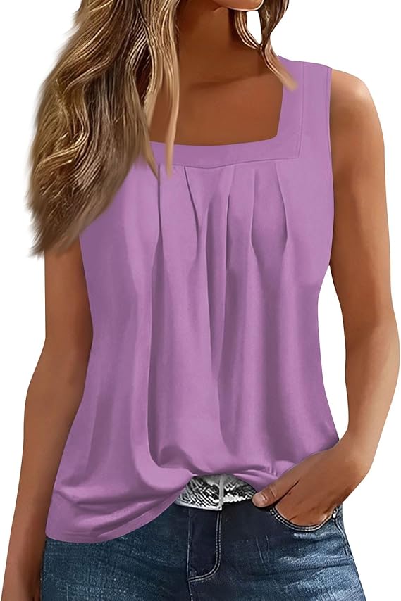 Spring Summer Plus Size Dressy Tank Tops for Women 2025 Womens Workout Floral Boho Beach Sleeveless Shirts Blouses