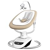Baby Swing with Custom Motion&comma; 3D-Motion Electric Swing with 6 Unique Motions & 4-Speeds&comma; Bluetooth Enabled&comma; 13 Preset Lullabies &lpar;Beige&rpar;