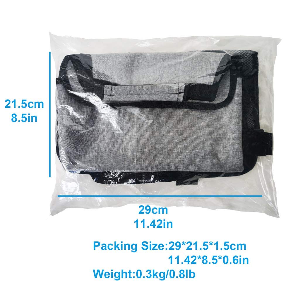 Borsa portaoggetti per Sedia a rotelle Borsa per Scooter Elettrico Borsa per Il Trasporto da Viaggio Custodia Bracciolo Laterale Leggero Rollator per sedie a rotelle Organizzatori e Articoli da