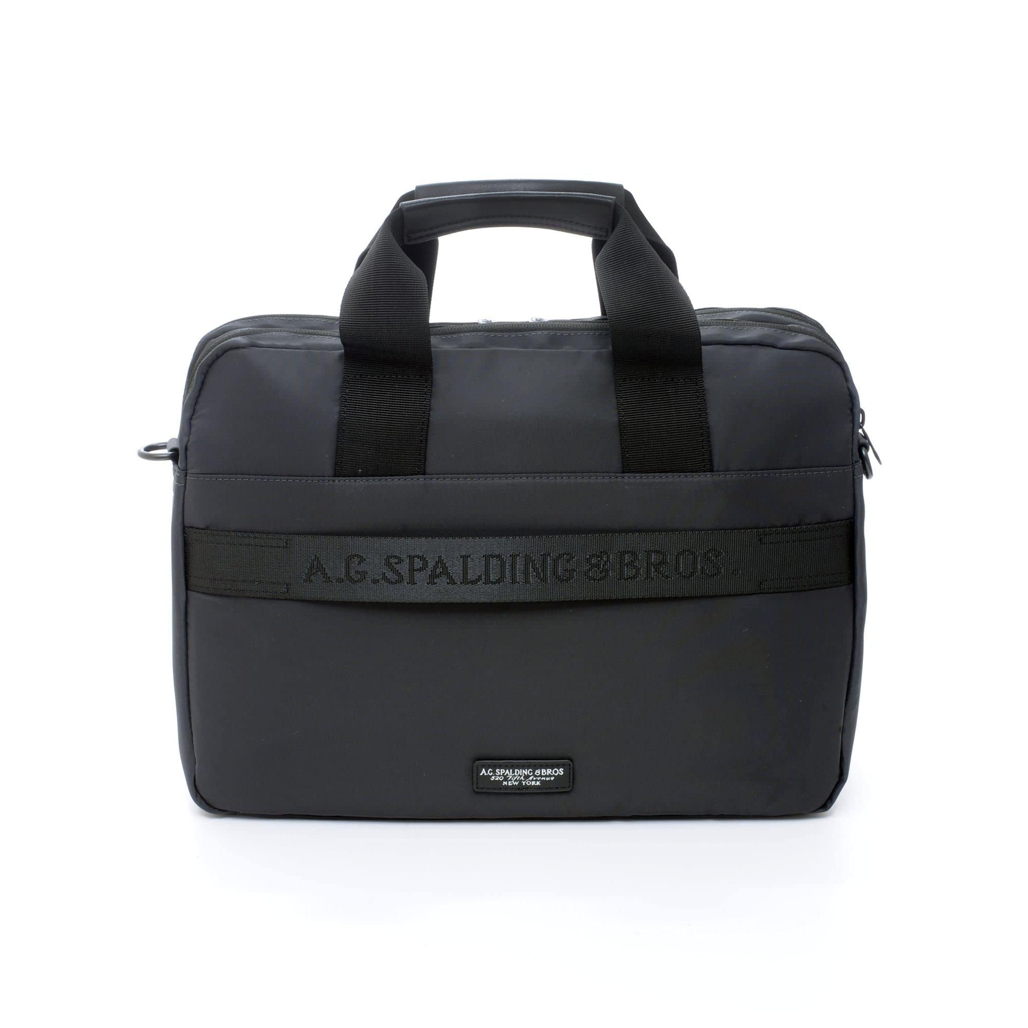 Blubox A.G. Spalding Cartella 2 Zip Mack Asfalto