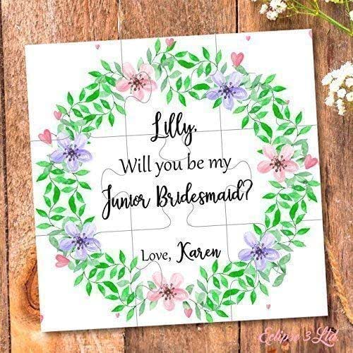 Junior Bridesmaid puzzle Will you be my Junior Bridesmaid proposal