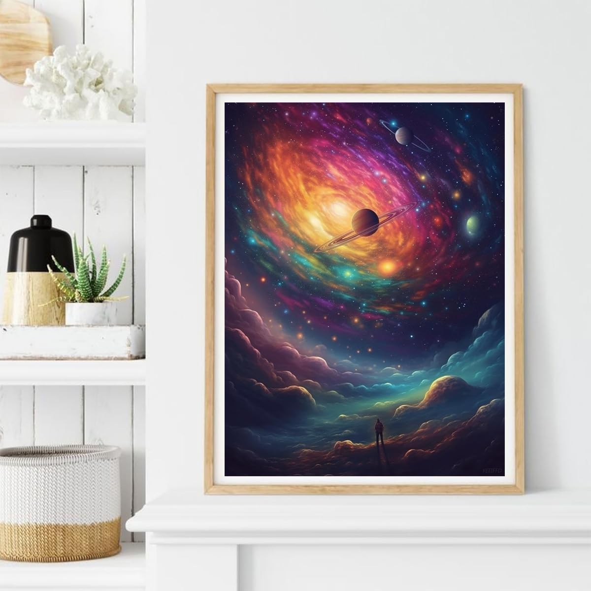 Colorfuldiy - diamond painting , cross stitch and more crafts website –  ColorfulDiy YEEIFFD カラフルダイヤモンドペインティングキット DIY 5D フルドリル ラウンド クリスタル ラインストーン 刺繍 宇宙