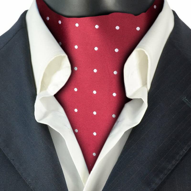 Image of The Tie Hub Microfibre Cravat for Men - Formal & Wedding Occasion Wear