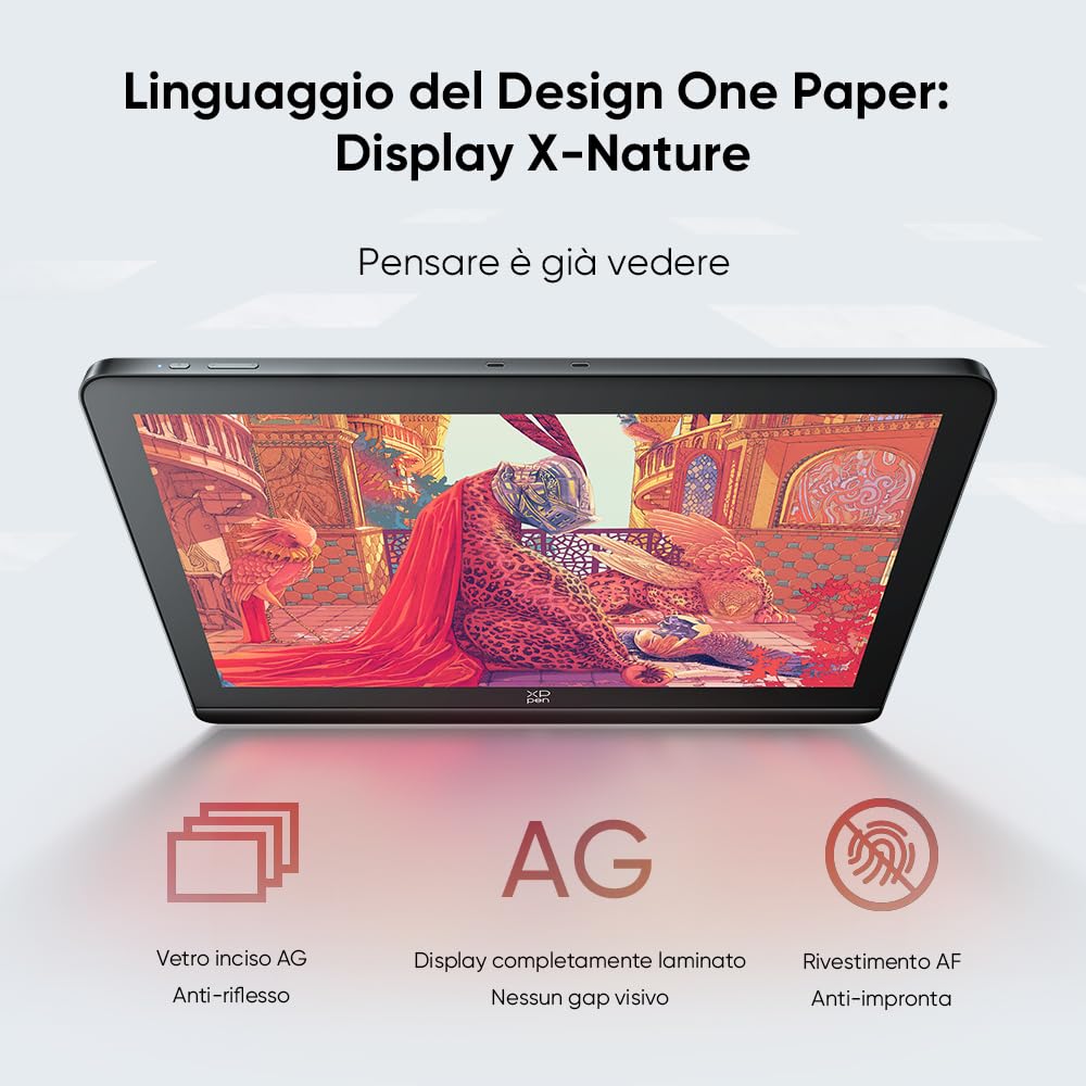 XPPen Artist Pro 19 (Gen 2) 4K Tavoletta garfica con schermo con 2 penne livelli di pressione 16K, 60° Inclinazione, include tastiera Bluetooth, Creazione di animazioni, Design 3D