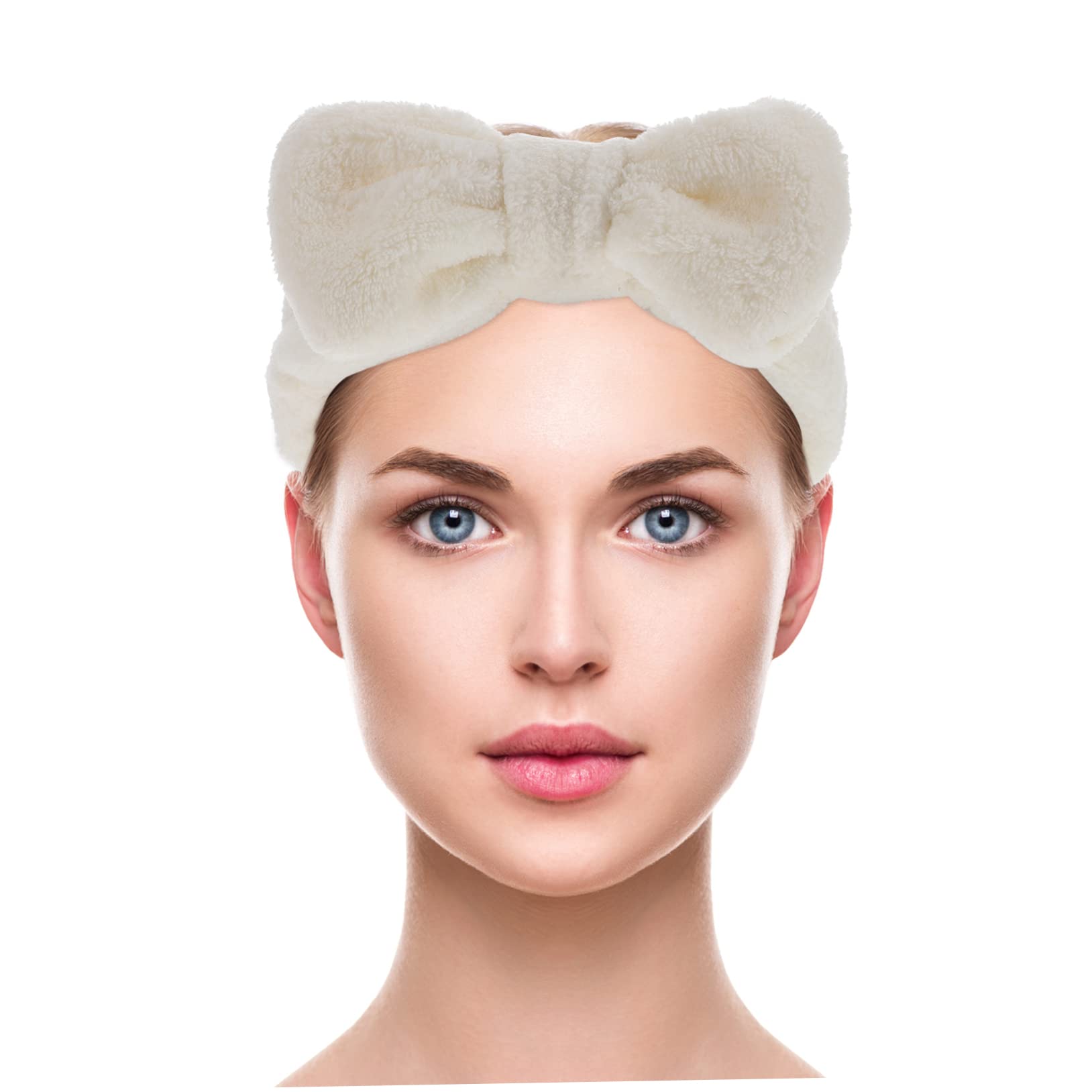 Ipetboom 9pezzi Fasce Per Fleece Elastici Per Makeup Spa e Rosa Accessori Cosmetici Per e Ragazze