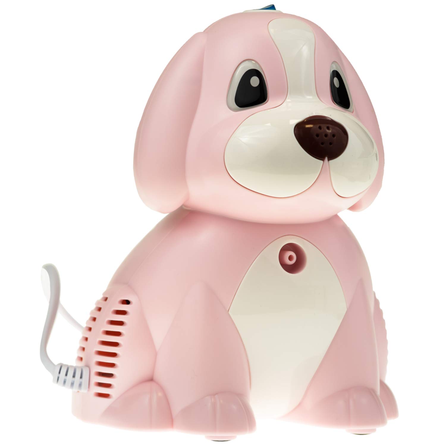 Omnibus BR-CN171 Inalatore Elettrico Puppy per Bambini e Adulti 2 Maschere Efficienza Design Divertente (Rosa)