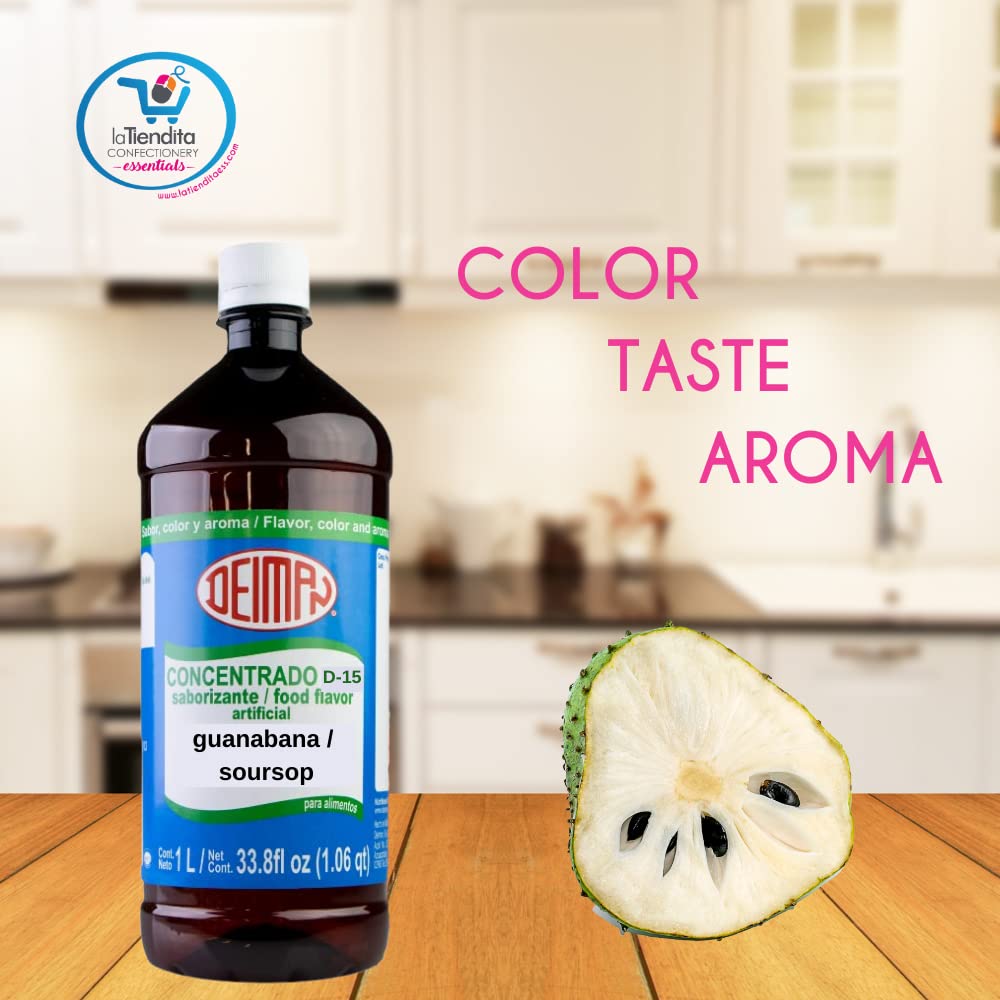 Deiman Artificial Food Flavor Soursop D-15 (1 Liter)