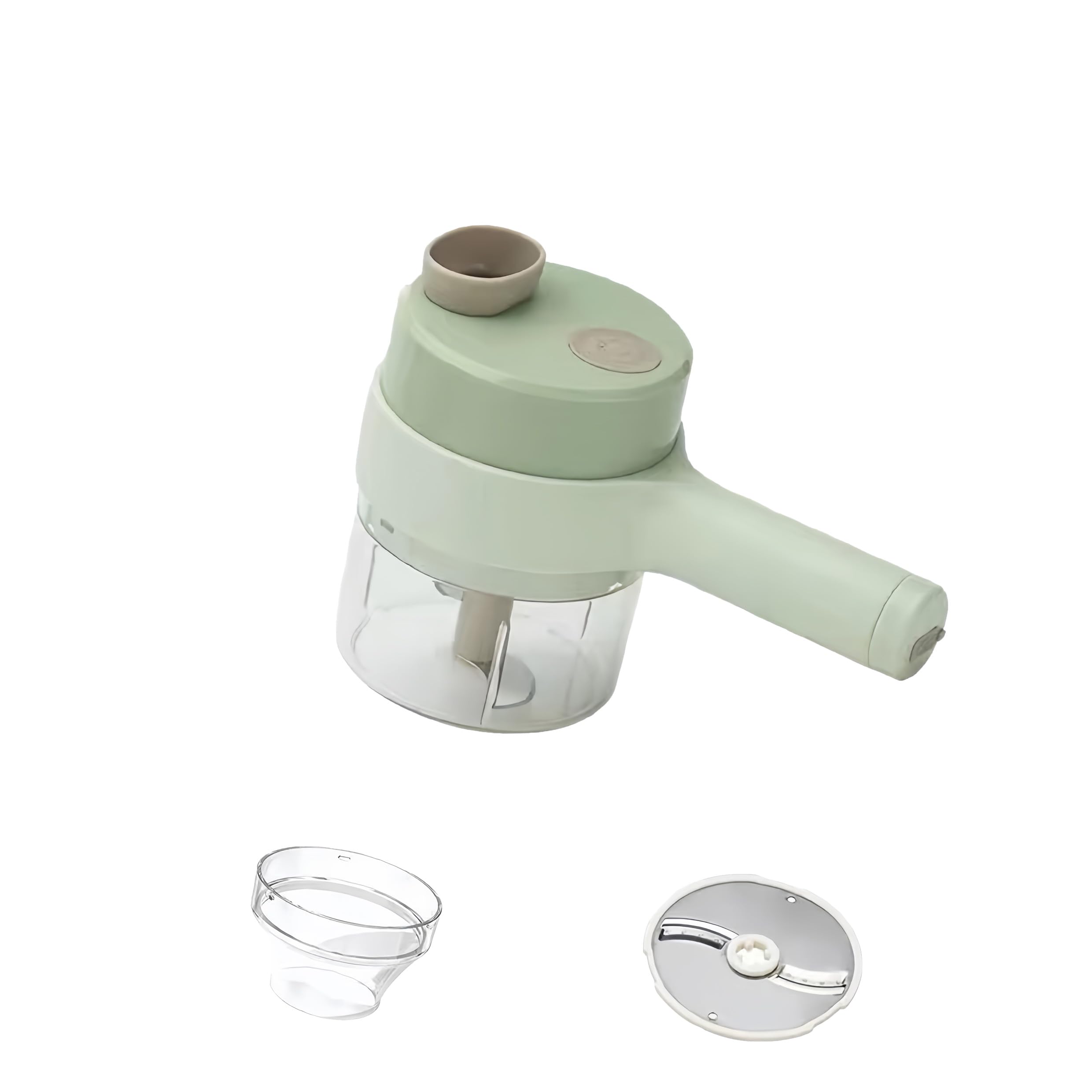 Handheld electric vegetable chopper, 4-in-1 Mini Food Processor