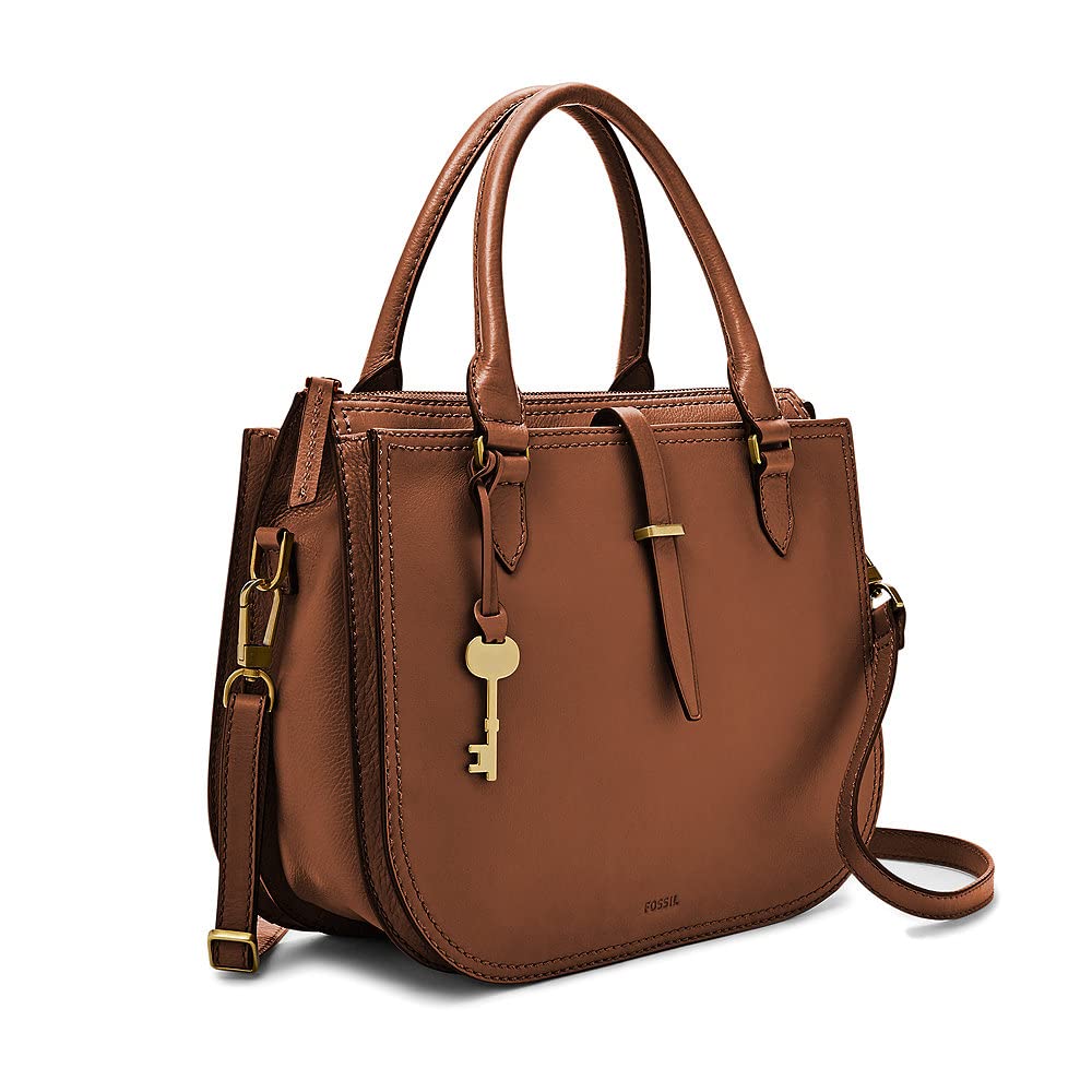 Sac en cuir Fossil Ryder Satchel pour femmes 30,5 cm L x 15,2 cm L x 25,4 cm H
