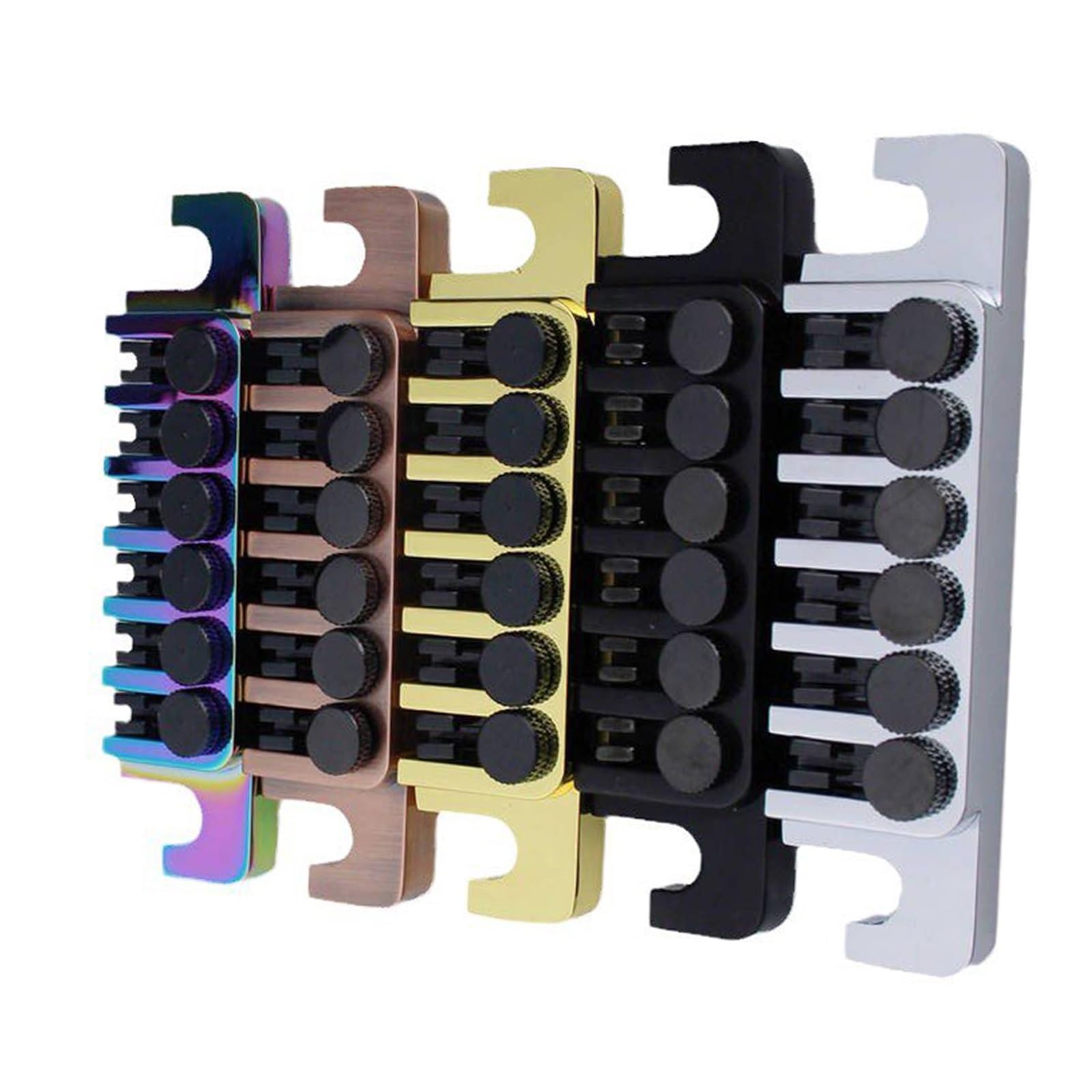 Guitarra Eléctrica Con Puente Inferior Y Accesorios De Color De Grado De Instrumento Ajustables | Puente de guitarra(Silver)