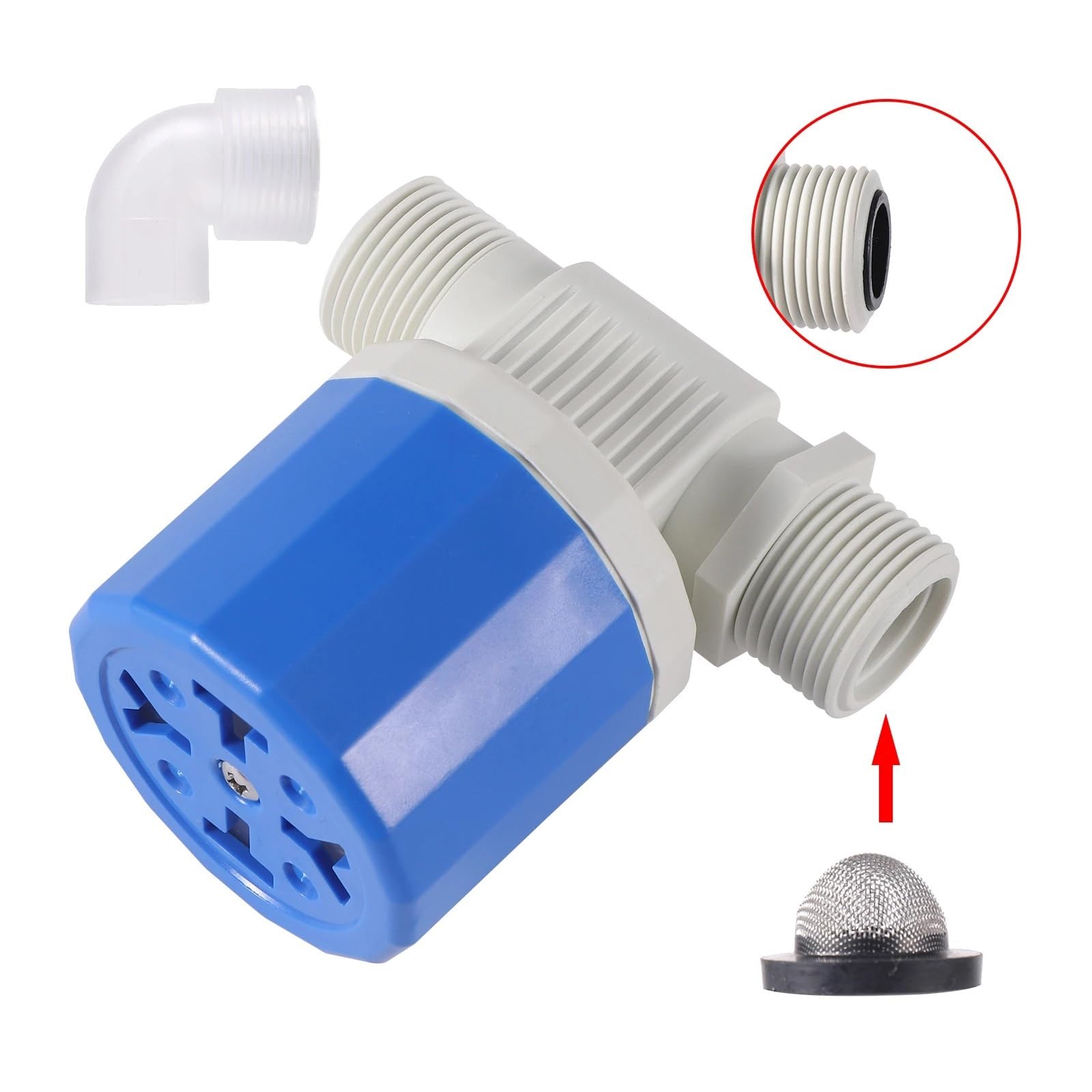 Vanne Flottante Automatique Pour Réservoir D'Eau - Niveau D'Eau Auto Contrôlé - 1/2" Ou 3/4" - Pour Piscine, Château D'Eau, Réservoir