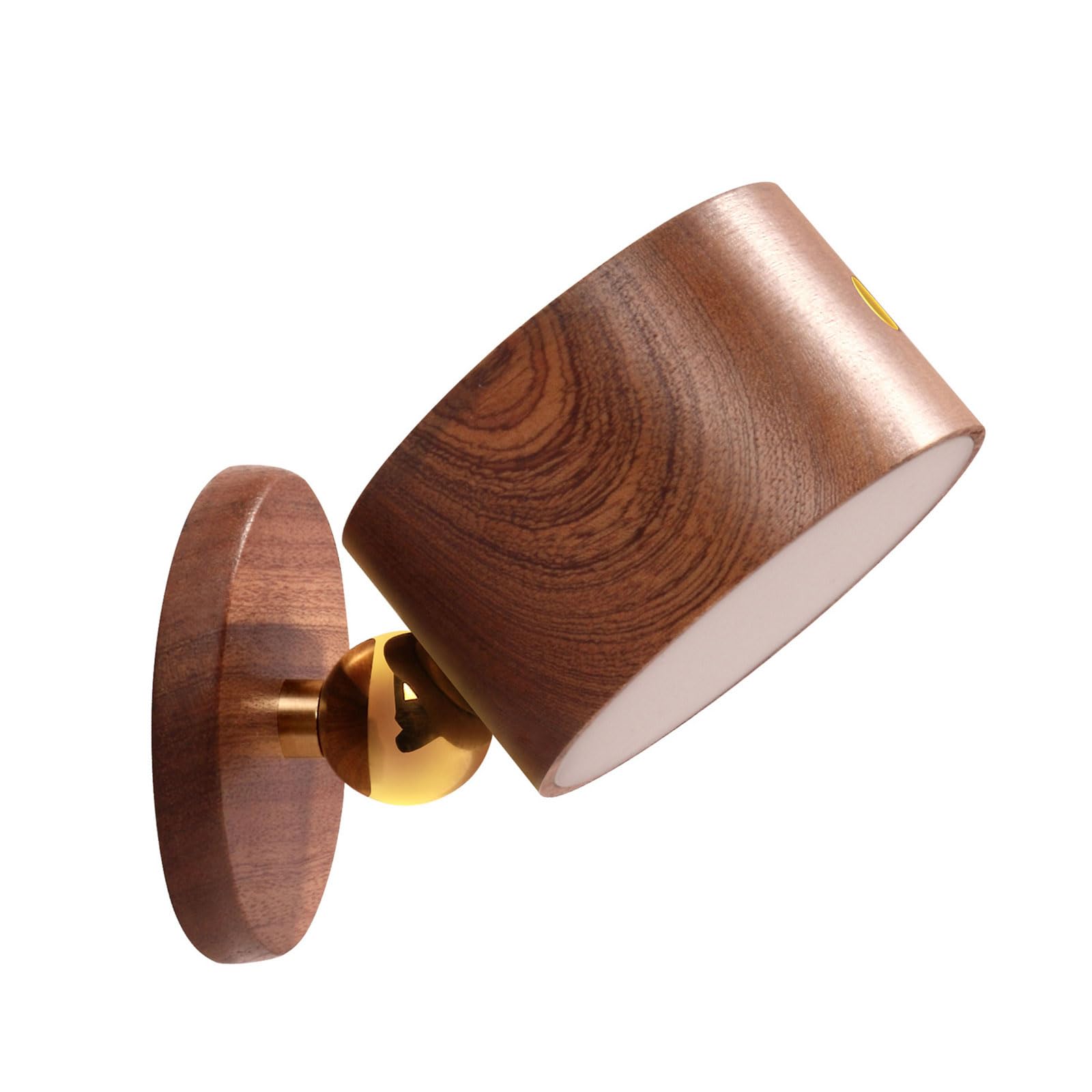 Hsioluted Easy Installation Rechargeable LED Wall Light Attractive Base Touch Soft Variable Brightness for Comfortable Home Setting Continuous Faint