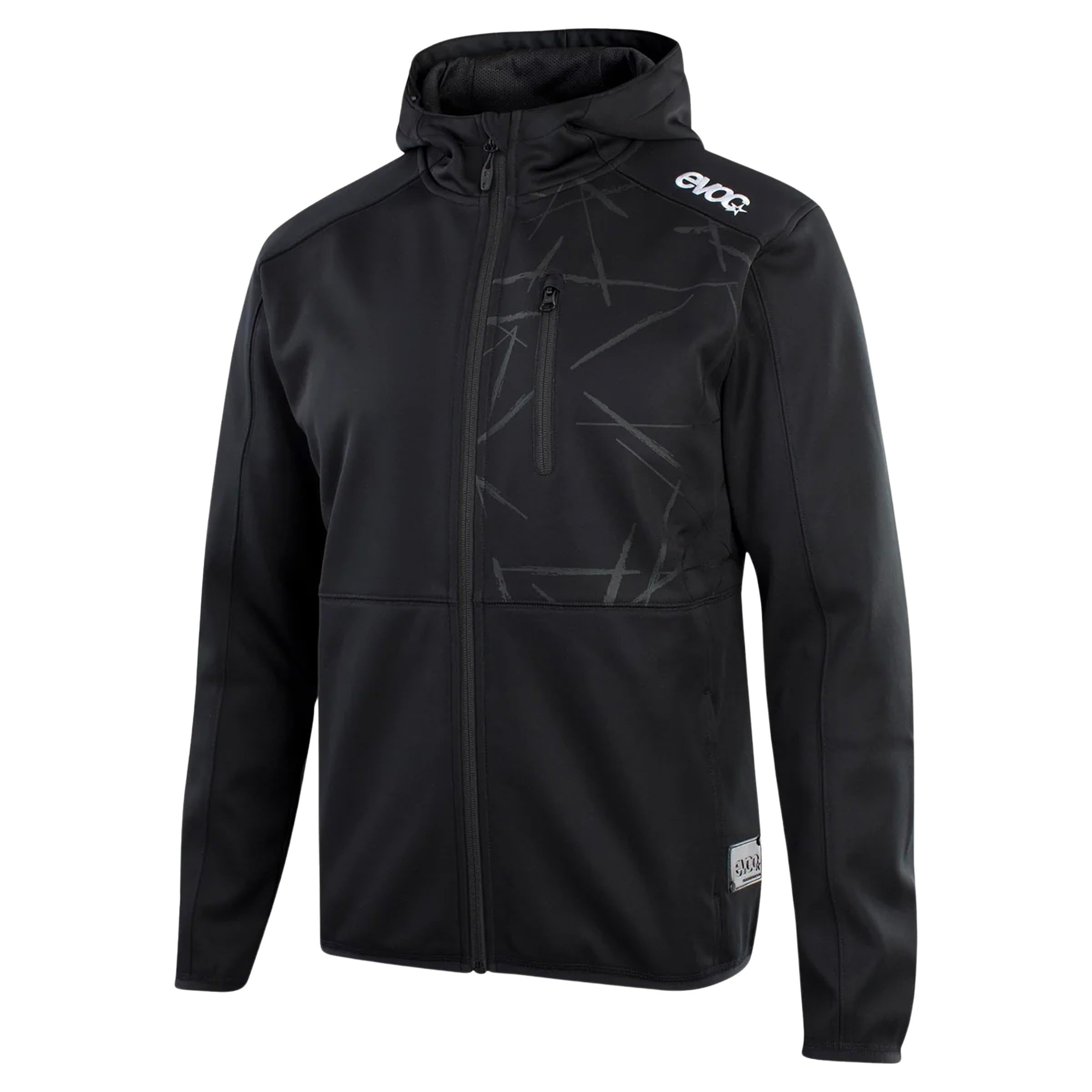 Veste à capuche pour homme EVOC Noir L finitions premium