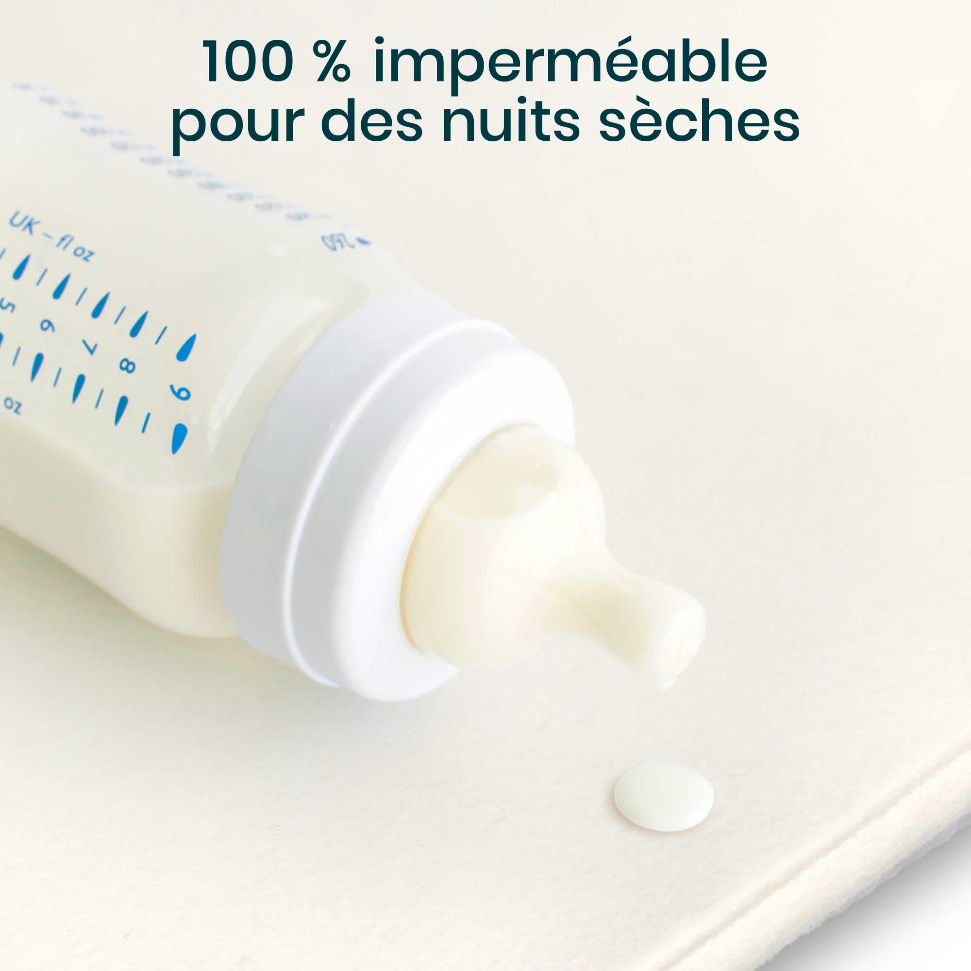Tutti Bambini Alèse Matelas Berceau 100% Imperméable - Alèse Cododo en Coton Doux & Respirant - Protection Lavable en Machine (81 x 51 cm)