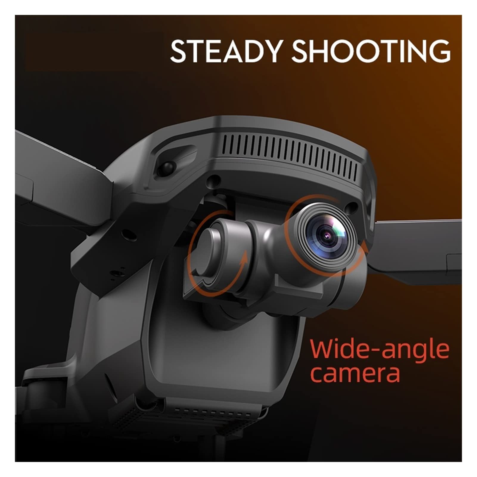 Drone Drone Profesjonalna kamera 4K HD Gimbal Dron Bezszczotkowa fotografia lotnicza WiFi FPV GPS Składane RC Quadcopter Drony (Kolor: bezszczotkowy-szary-4K-3B Rozmiar: 1) (Bezrdzeniowy Blk)