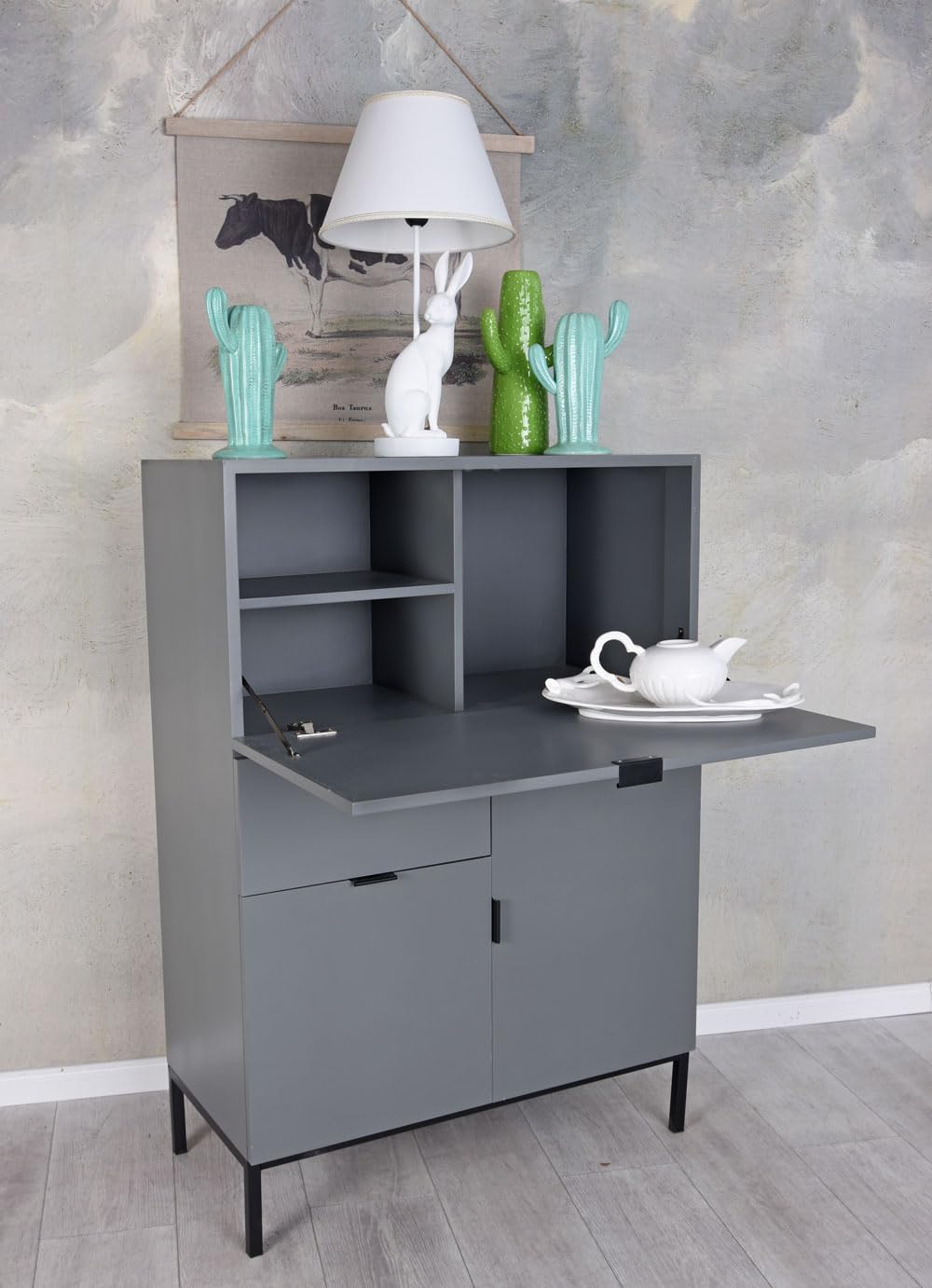bureau pliant secrétaire 80 cm Palazzo Exklusiv hmb405