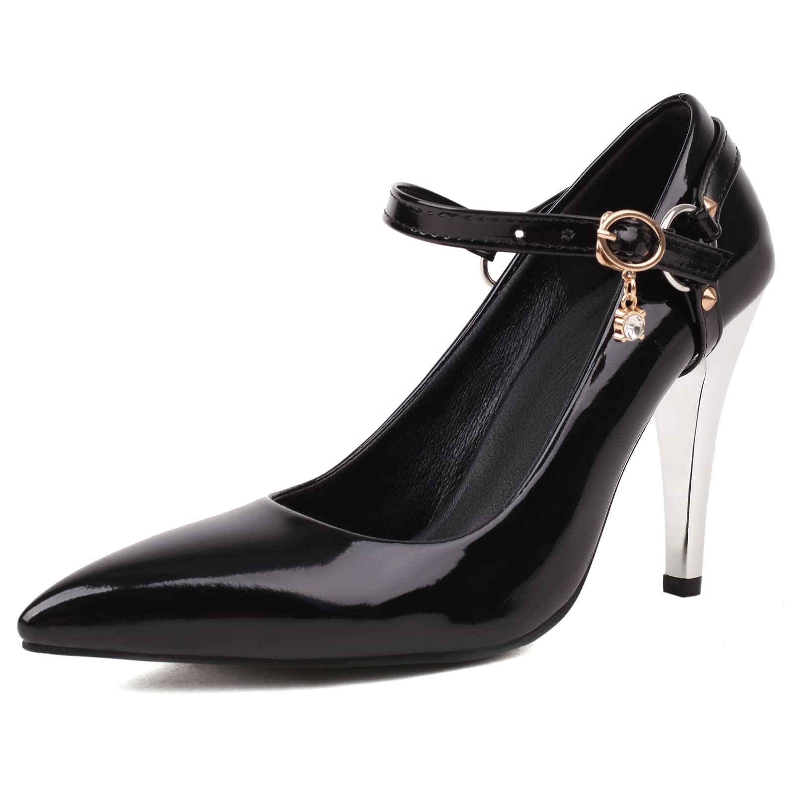 Escarpins Pointus Femme Talon Aiguille 6 Cm - Synthétique, Nombreuses Tailles Disponibles