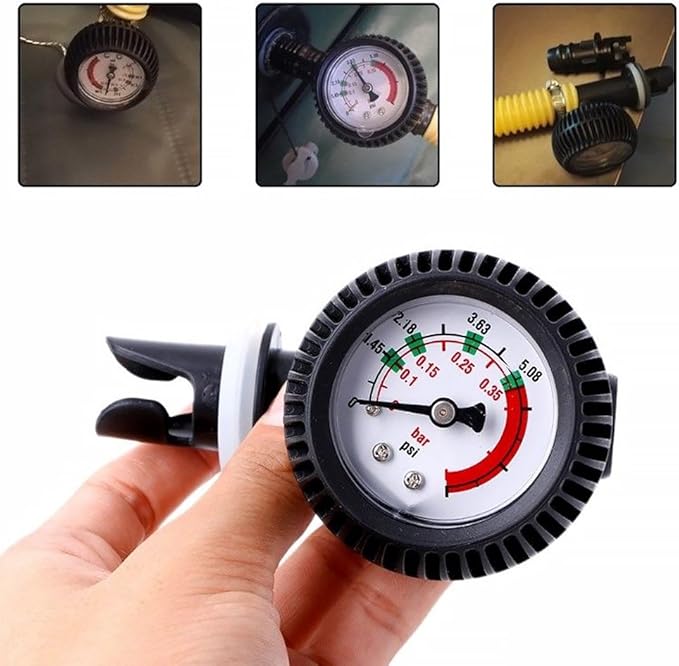 Inflatable Dinghy Pressure Gauge, Placstic Air Pressure Gauge 05.08