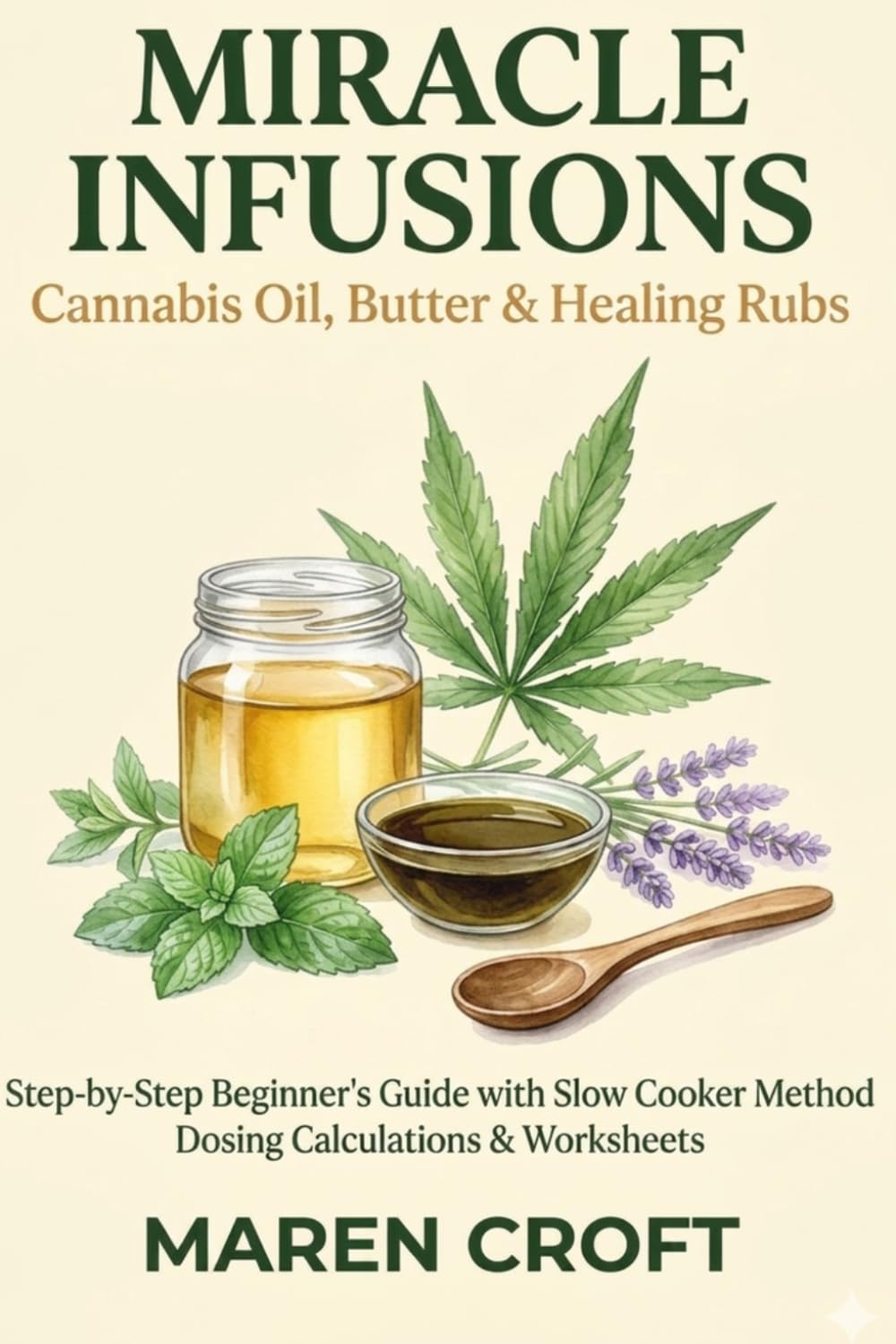 Miracle Infusions: Cannabis Oil, Butter & Healing Rubs: Step-by-Step Beginner's Guide with Slow Cooker Method, Dosing Calculations & Worksheets