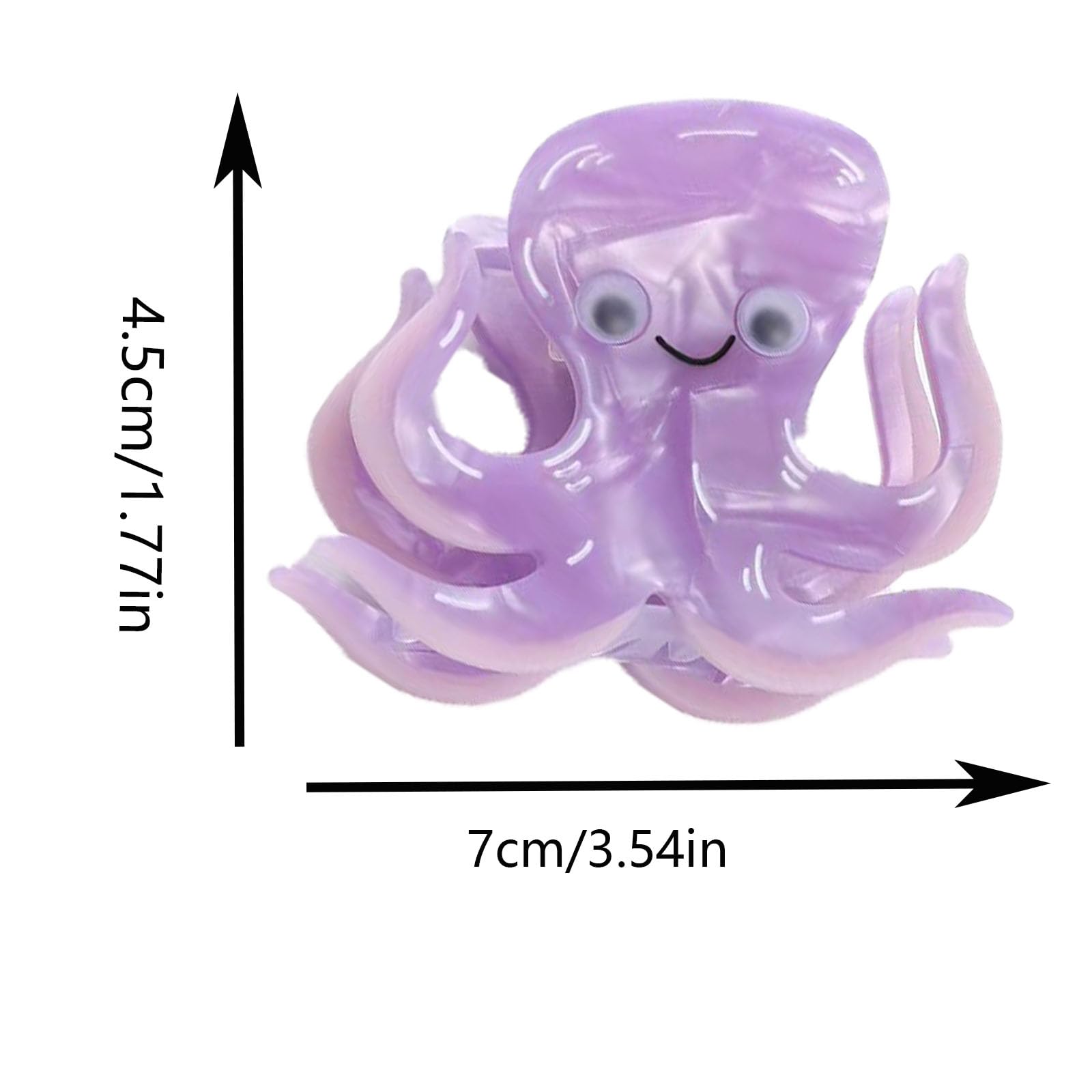 Amazon.com : Sea Octopus Claw Clips,Octopus Shape Hair Clips  display picture 2