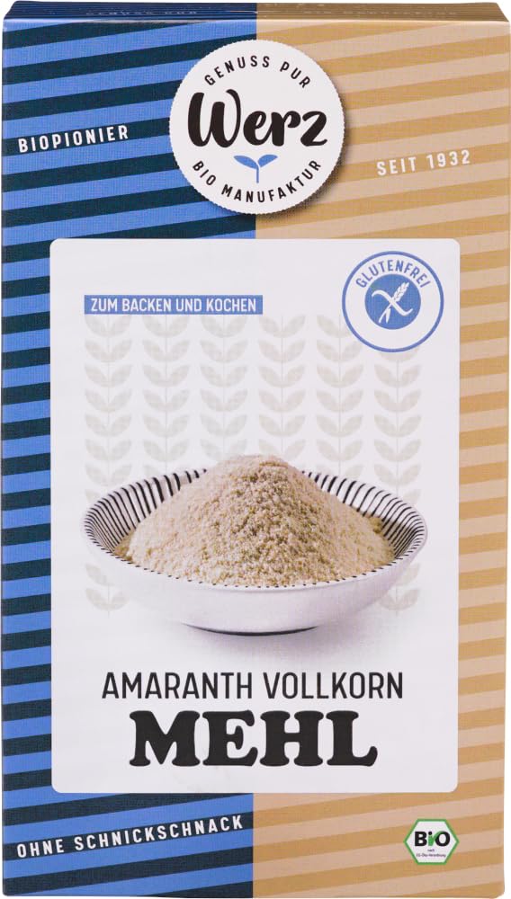 Amaranth Vollkorn Mehl, glutenfrei 12 x 500 g