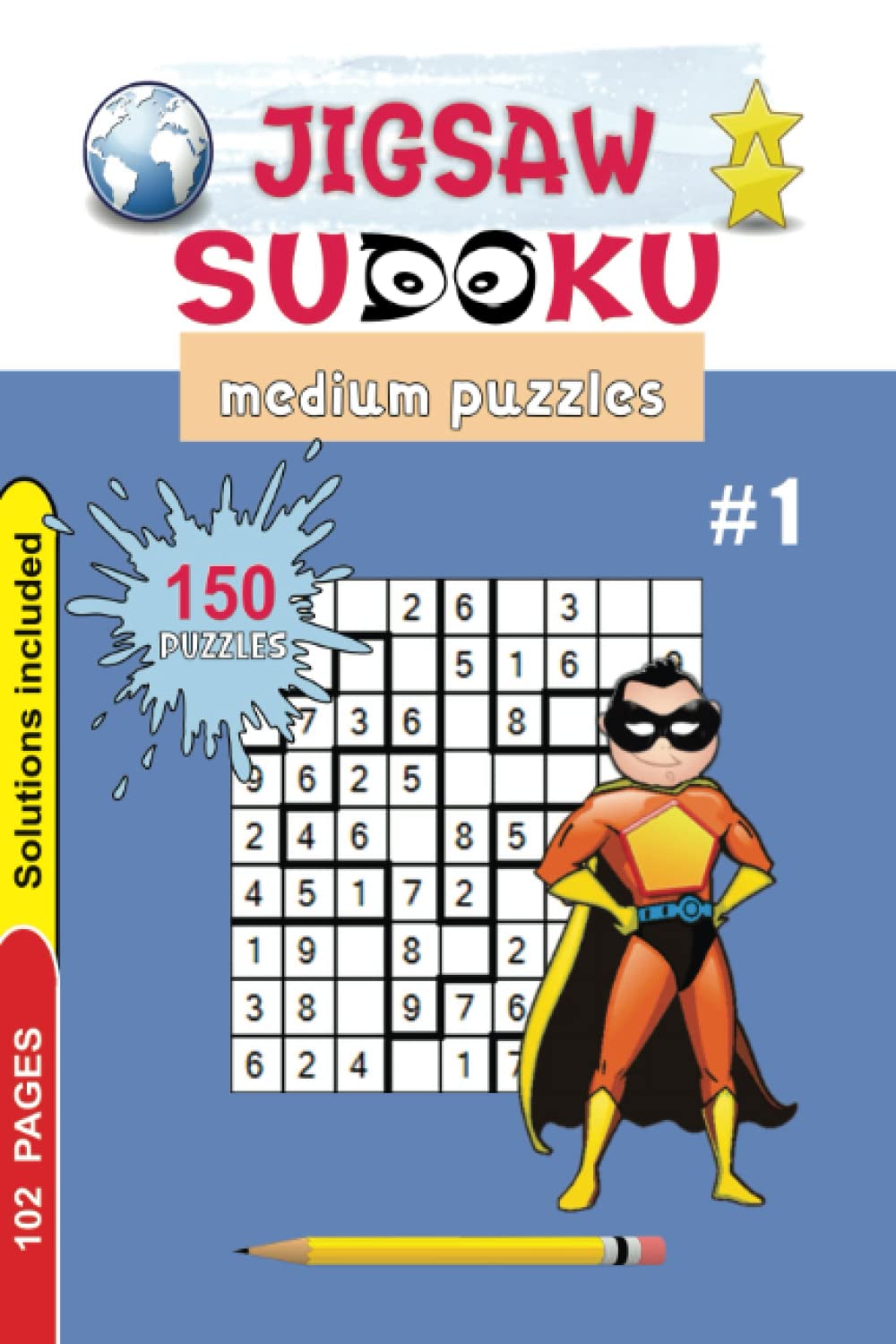 Jigsaw Sudoku - medium, vol. 1