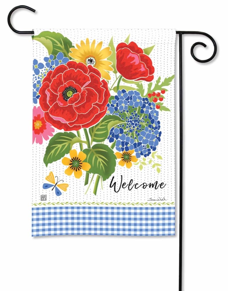 BreezeArt Farmhouse Kürbis Gartenflagge – 12,5 X 45,7 Cm, Herbstliche Deko