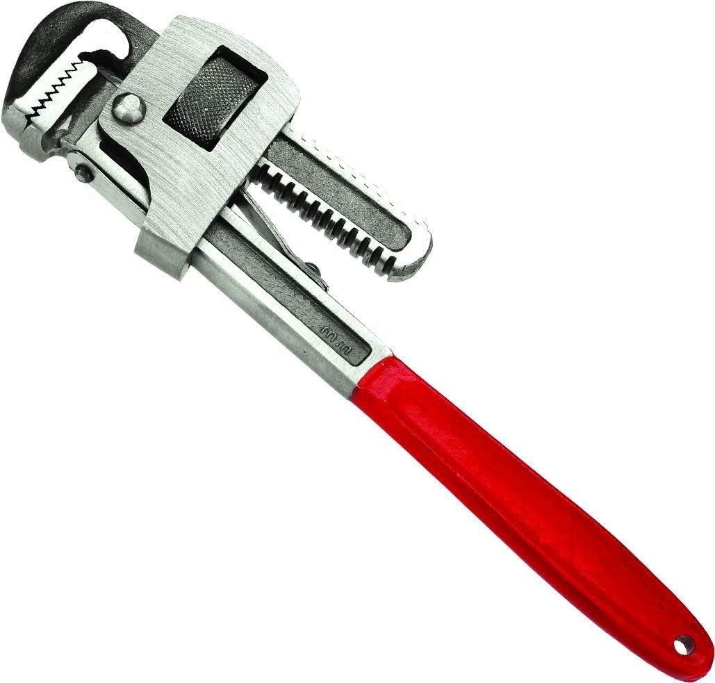 EmmEmm 12inch Pipe Wrench Durable Hand Operated Pipe Wrench for Plumbing,Multicolor,Pack Of 1