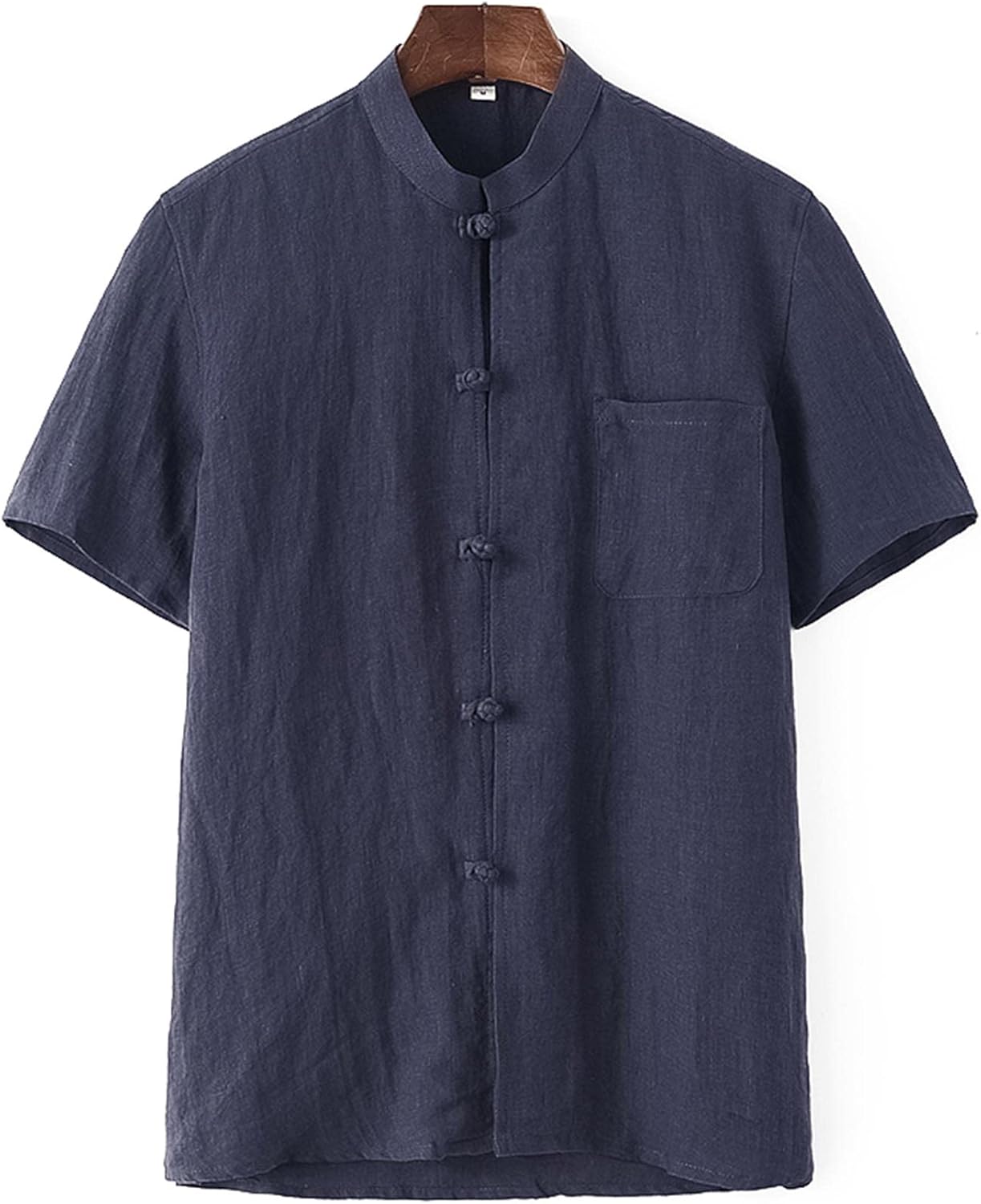 綿絽 浴衣 着物 紺色 縞模様 レトロ ヴィンテージ 身丈約148.5 cm 綿絽