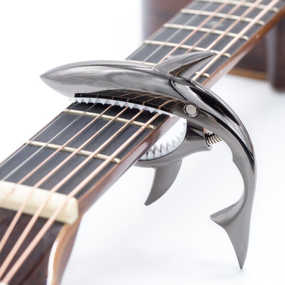Capo Acoustic Guitar Capo Electric Guitar Capo Classical Guitar Capo Ukulele Capo Zinc Alloy Spring Capo (Black)