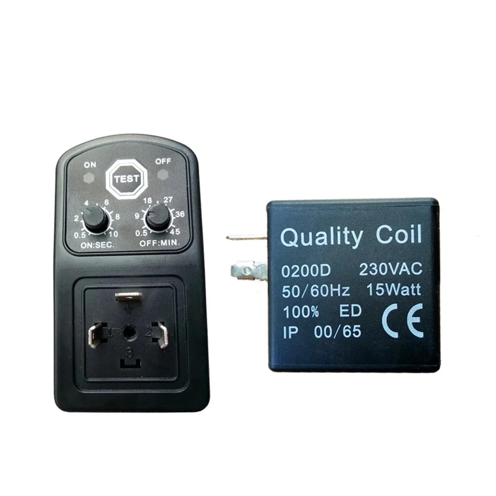 Elettrovalvola 1/2" Per Acqua: Timer E Scarico Automatico, Normale Chiusa, Corpo In Ottone, Per Compressore E Condensa