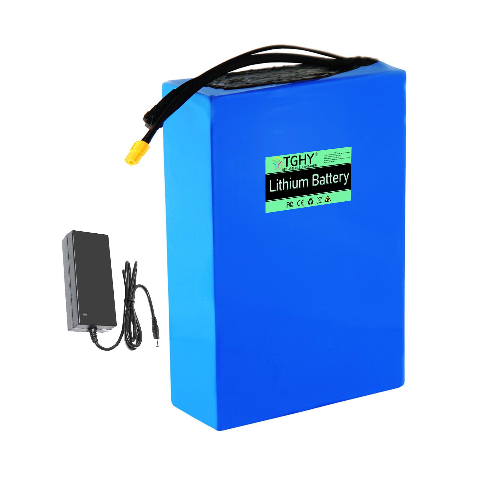 TGHY 72V Motorcycle Battery 72V 20AH 30AH 40AH 50AH 60AH Lithium Battery Pack with Charger Built-in BMS Board,72V60AH