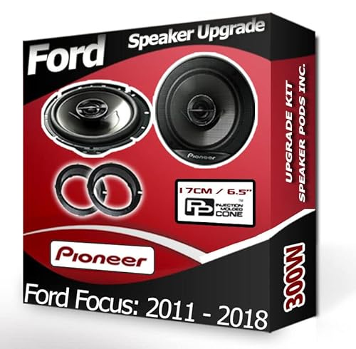 Focus Speaker upgrade Front Door Pioneer car speakers 6.5 17cm 300W
