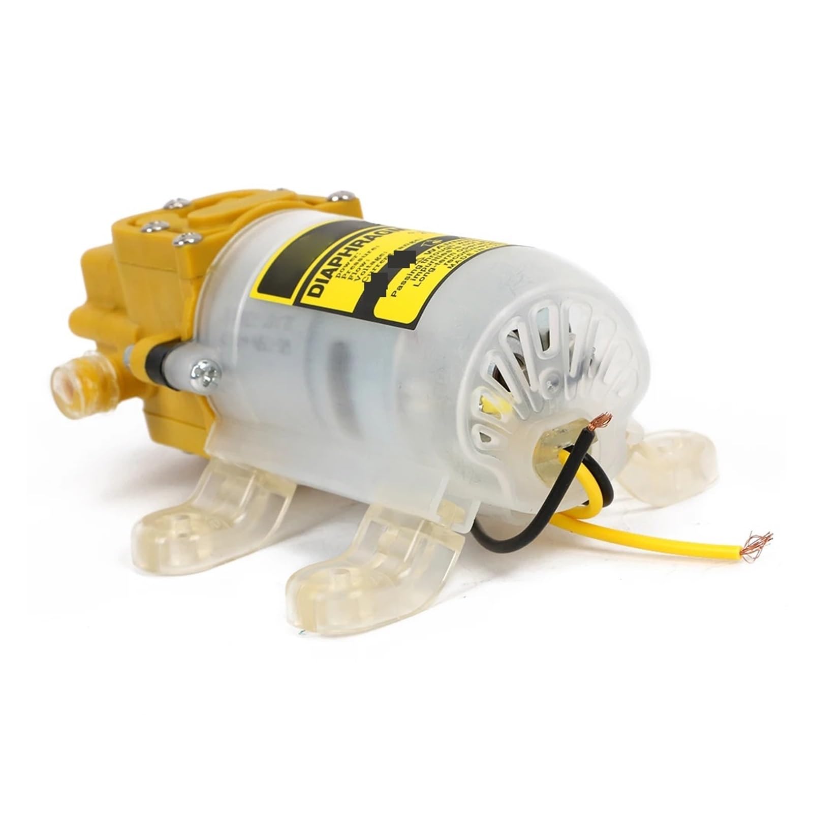 12V Mini Pompa Membranowa Myjnia Samochodowa Wysokociśnieniowa Mikro Refluksowa Rolnictwo Elektryczny Spray Mała Wodna Płynna Praca Stały Przepływ Niezawodność(Yellow 80w 12V)