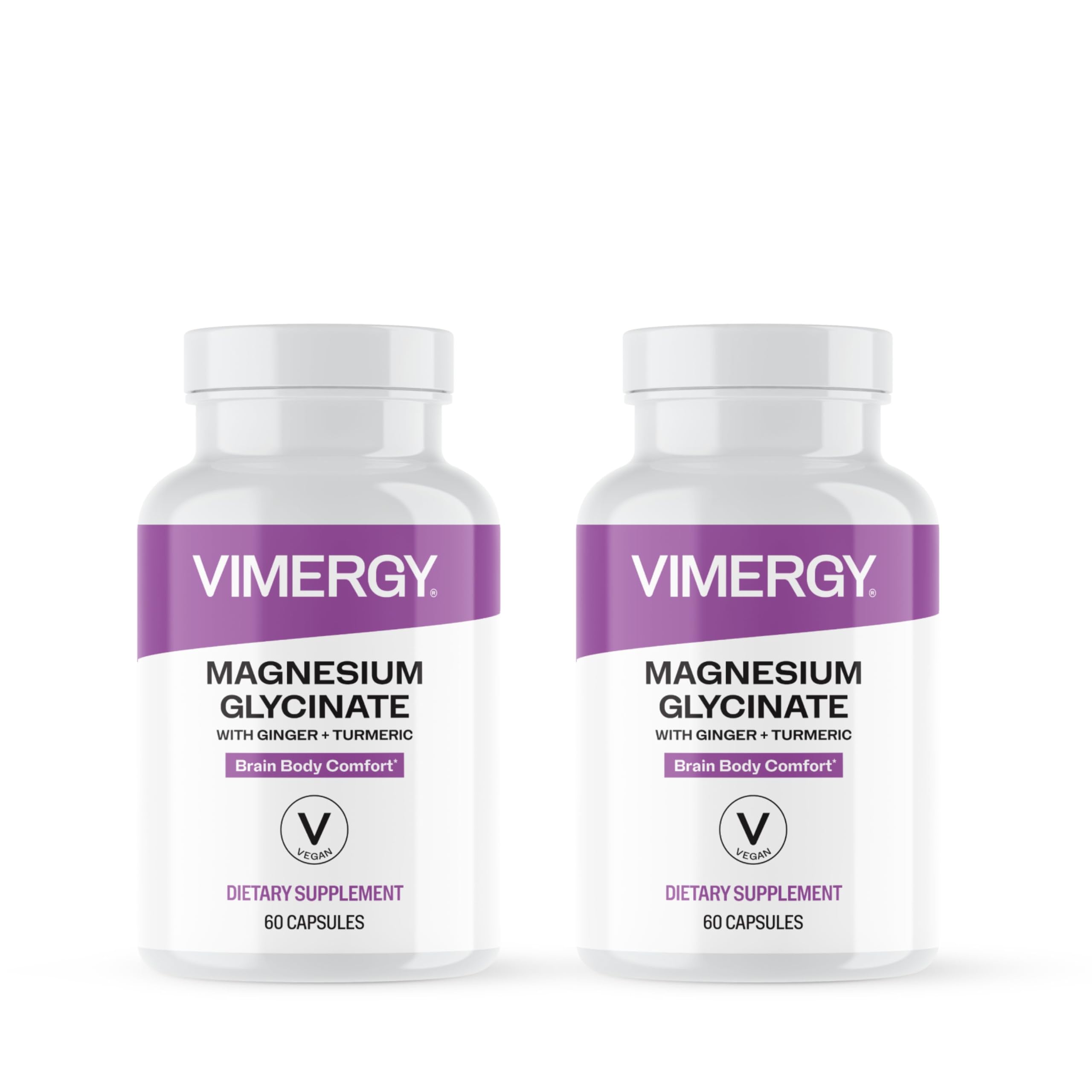 Magnesium 310mg, Brain Body Comfort*, with Turmeric & Ginger, 1 Mo Supply — Amazon image 9