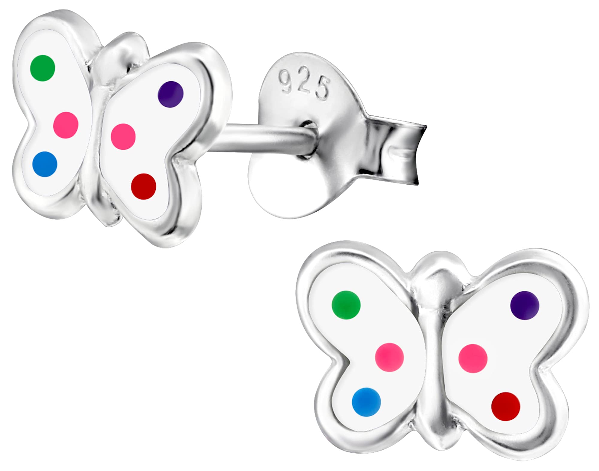 Aww So Cute 925 Sterling Silver Hypoallergenic Butterfly Stud Earrings for Babies, Kids & Girls | Diwali Gift | Comes in a Gift Box | 925 Stamped with Certificate of Authenticity | ER1144 (B07CS6GXV1) Amazon Price History, Amazon Price Tracker