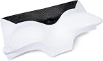 HOMCA Memory Foam Pillow(King Size), Neck Support Bed Pillow for Side, Back and Stomach Sleepers(Black)